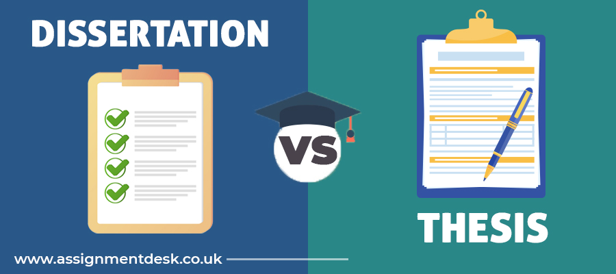 Dissertation vs. Thesis